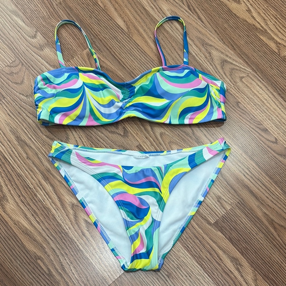 Vibrant Swirl Bikini Set